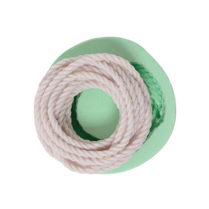 Halat silikon kalıp modeli: deniz temalı dekorasyon için 3D halat figürü.