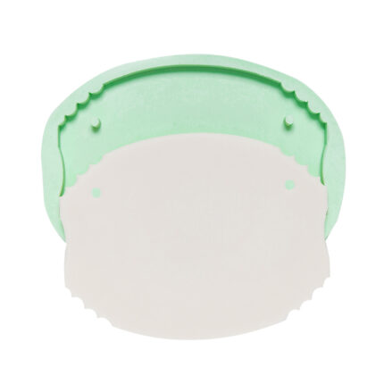 Kurdelya iki delikli oval tabanlık silikon kalıbı, dekoratif obje, sabun, takı, mum yapımı için ideal.