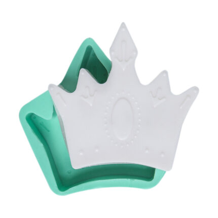 Kraliçe temalı silikon kalıp: Prenses tacı kız çocuk süsü yapımı için ideal. Doğum günü partisi kokulu taş kalıbı.