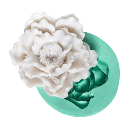 Kadife çiçeği figürlü silikon kalıp modeli. Çiçek temalı dekorasyon için kadife çiçeği sabun kalıbı.