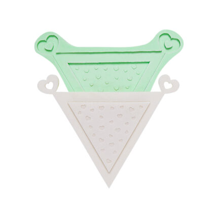 Kalp detaylı flama tabanlık silikon kalıbı: Sevgililer Günü süsü için ideal, dekoratif obje yapımı.