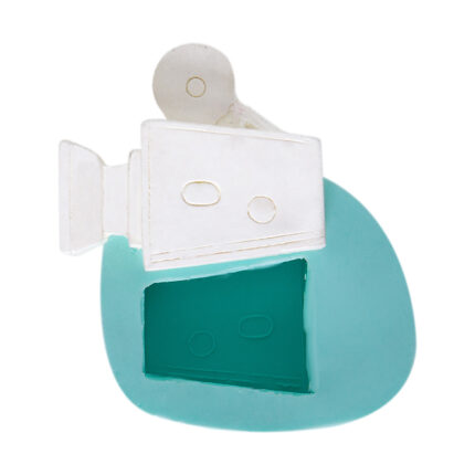 Kamera silikon kalıp: Fotoğrafçılık temalı dekorasyon için kalıp modeli.