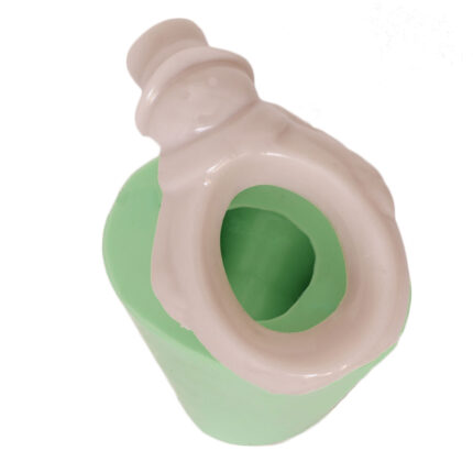 Kardan adamlı peçete halkası silikon kalıp: Kış temalı sofra süsü için ideal.