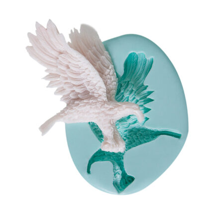 Kartal silikon kalıbı. Hayvan temalı sabun, dekoratif obje, takı ve kişiye özel hediye yapımı için ideal.