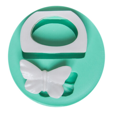 Kelebek desenli peçetelik silikon kalıbı: Yaz bahçesi kelebek peçetelik yapımı için ideal. Bahar temalı sabun kalıbı.