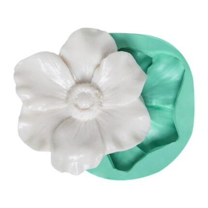 Doğal kır çiçeği silikon kalıbı: bahar temalı ev süslemeleri için çiçek döküm kalıbı.