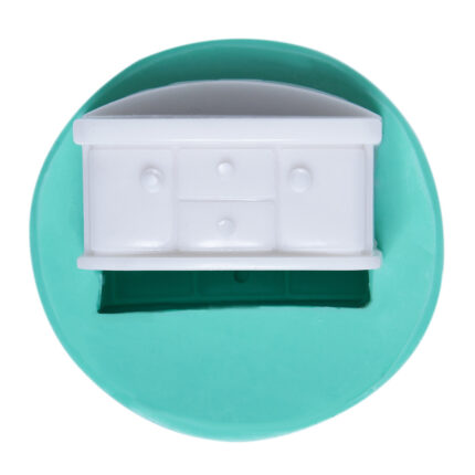 Kurdelya vintage konsol silikon kalıbı: Minyatür mobilya yapımı için ideal.