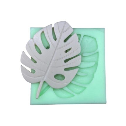 Küçük deve tabanı yaprağı silikon kalıp. Yaprak figürü silikon kalıp ile yapılmış obje.