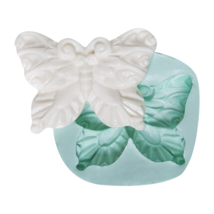 Küçük kelebek silikon kalıp modeli: Kelebek temalı mum, sabun, alçı süs yapımı için ideal.