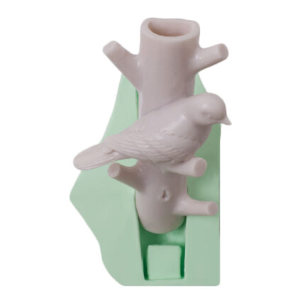 Kuşlu anahtarlık askılık silikon kalıp. 3D kuş figürlü duvar saksısı kalıbı, RTV2 silikon.