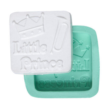 Kurdelya Şık "Little Prince" desenli silikon kalıp. Erkek çocuk odası dekorasyonu için ideal.