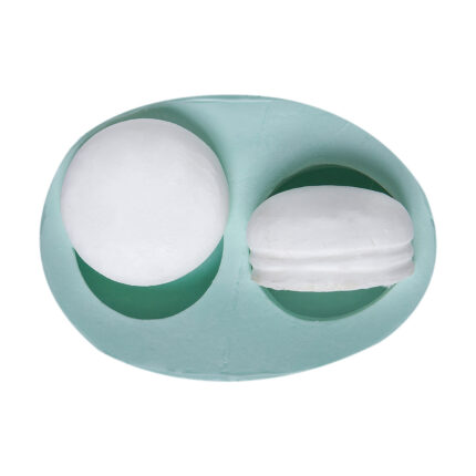 Makaron silikon kalıbı: Mutfak dekorasyonu için makaron temalı mum veya sabun yapımı.