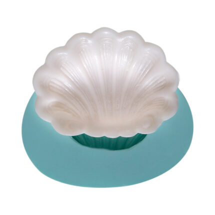 Midye tabak silikon kalıbı. Deniz temalı sabun, takı veya dekoratif obje yapımı için ideal.