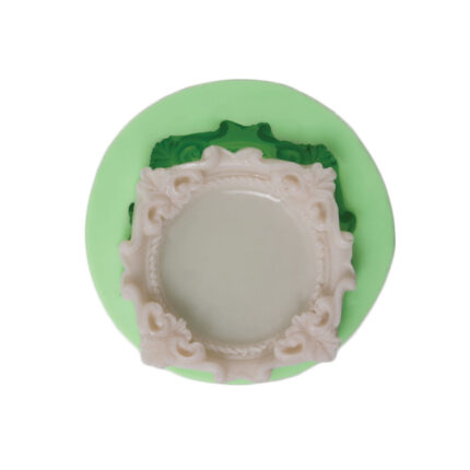 Minik yuvarlak çerçeve silikon kalıp: Küçük fotoğraf çerçevesi için RTV2 silikon kalıp.