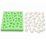 Kurdelya Naturel Çakıl Taşları Silikon Kalıp Modeli (Doğal Dekorasyon İçin - 2x1,5x1cm - KK-1033)