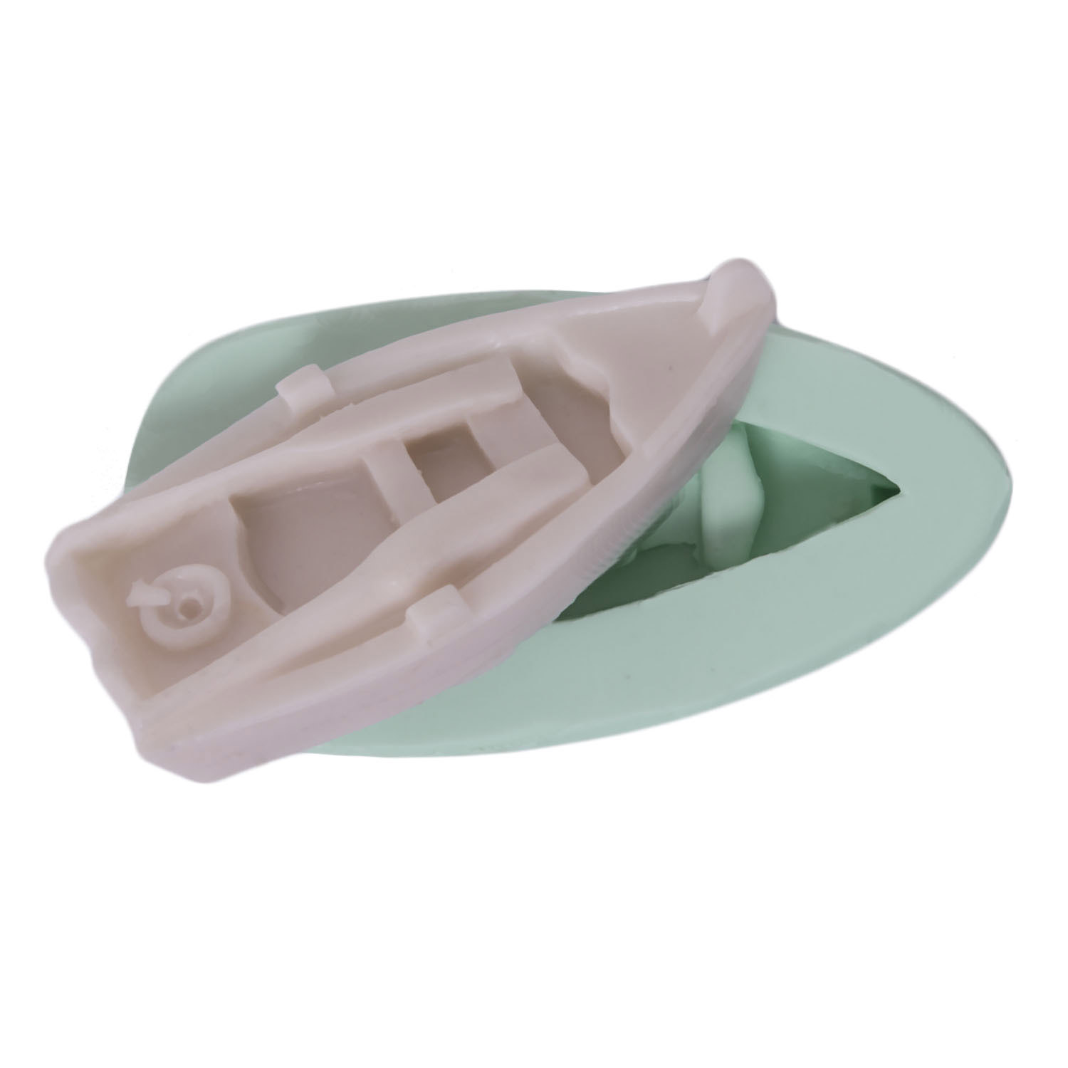 sandal-seklinde-silikon-polyester-kalibi-kk-1630.jpg Sandal silikon kalıp: Deniz temalı dekorasyon için 3D tekne figürü kalıbı.