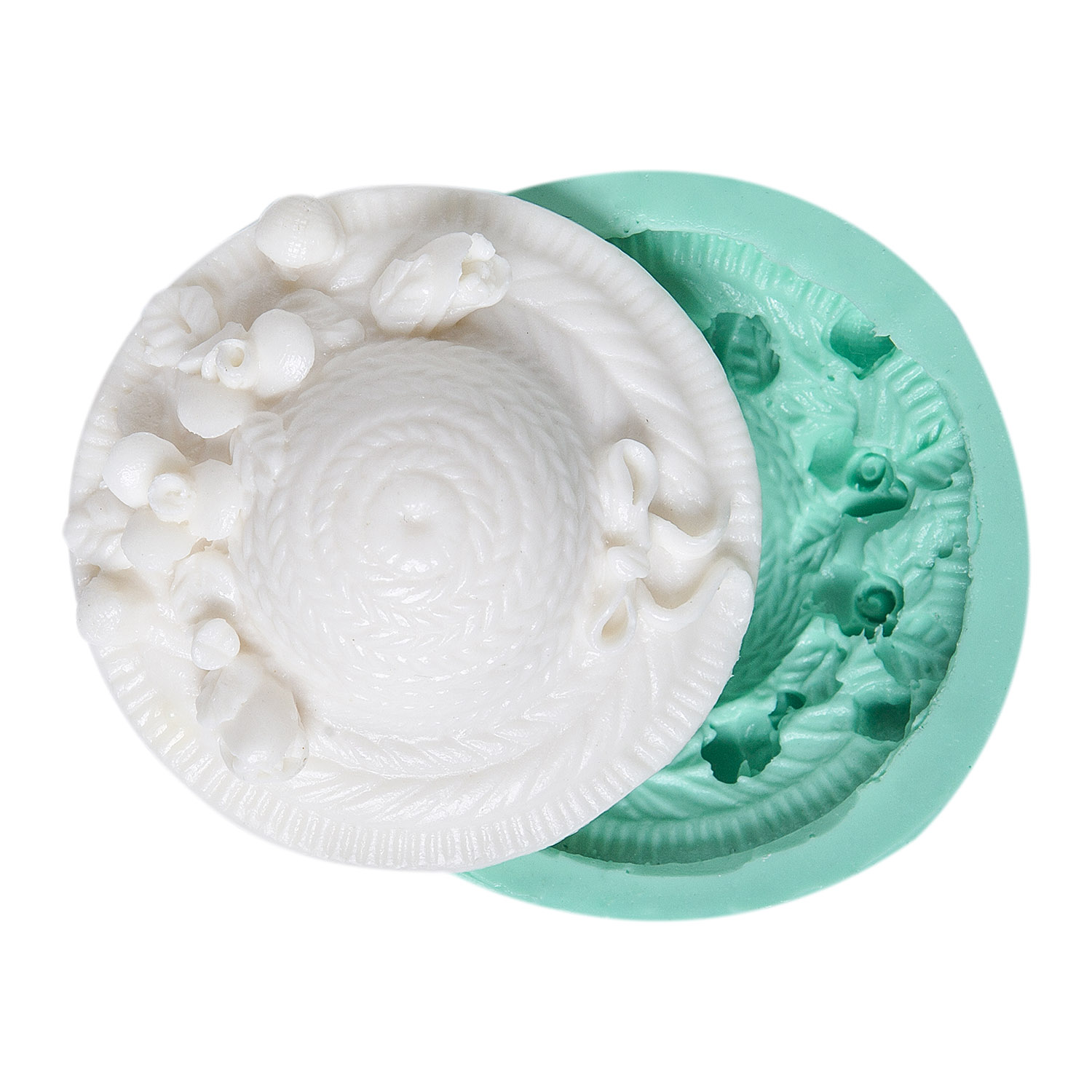 sapka-seklinde-silikon-beton-kalibi-kk-0226.jpg Şapka silikon kalıp ve kalıptan çıkmış şapka modeli. Şapka sabun kalıbı ile sabun yapımı için ideal.