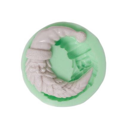 Kurdelya Sevimli Şapkalı Aydede silikon kalıp modeli, gece temalı dekorasyon için kalıp.