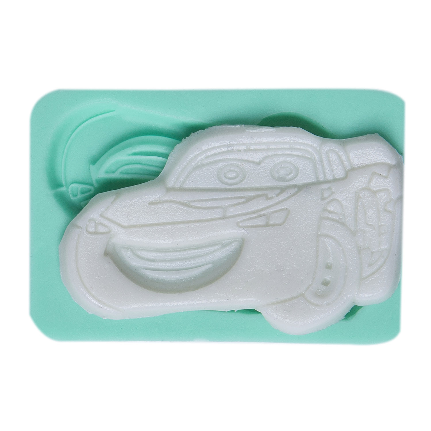 simsek-mcqueen-figurlu-silikon-epoksi-recine-kalibi-kk-0788.jpg Şimşek McQueen silikon kalıbı ile yapılmış araba figürlü dekoratif obje. Çocuk temalı hediye için ideal.