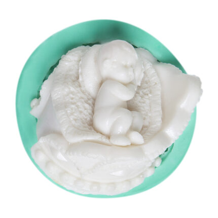 Sünnet çocuğu biblo yapımı için bebek desenli silikon kalıbı. Kutlama bebek kokulu taş tekniği ile yapılmış figür.