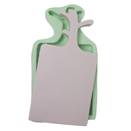 Sunum tahtası silikon kalıbı: Kurdelya rustik model, mutfak dekorasyonu için ideal.