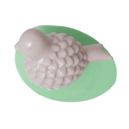 Süslü tombul kuş silikon kalıp modeli, kuş temalı süs için ideal. Tombul kuş figürü.