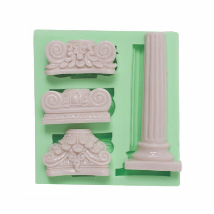 Sütun modelleri silikon kalıp: Antik mimari dekorasyon için sütun figürü silikon kalıp modeli.
