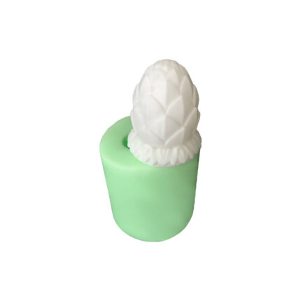 Tabanlı enginar mum silikon kalıp: 3D enginar figürlü mum yapımı için ideal.