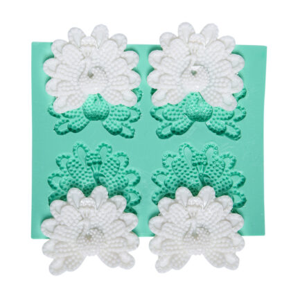 Tavus kuşu 4'lü silikon kalıbı: Kuş koleksiyonu için sabun, takı, dekoratif obje yapımı.