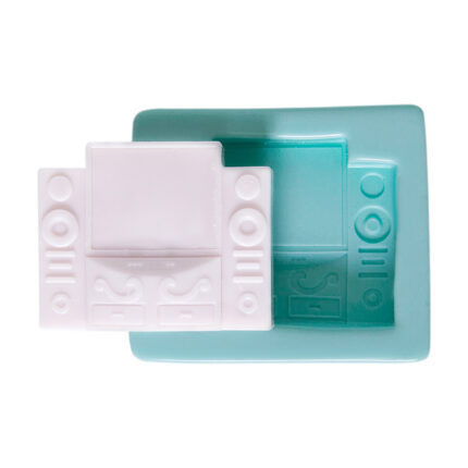 Televizyon ünitesi silikon kalıbı: Minyatür mobilya koleksiyonu için ideal. TV ünitesi kalıbı ile dekoratif obje yapımı.