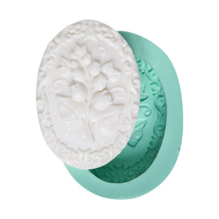 Tomurcuk gül demeti silikon kalıbı ve gül temalı sabun. Bahar temalı obje, el yapımı sabun kalıbı.