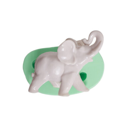 Uğur fili figürü silikon kalıbı, şans objesi yapımı için orta boy 3D kalıp.