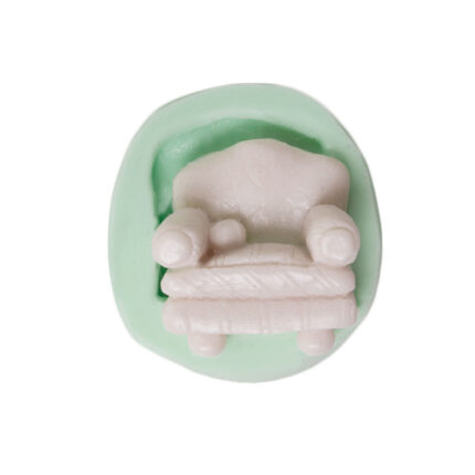 Yumaklı koltuk silikon kalıp: El işi temalı ev dekoru için 3D koltuk kalıbı.