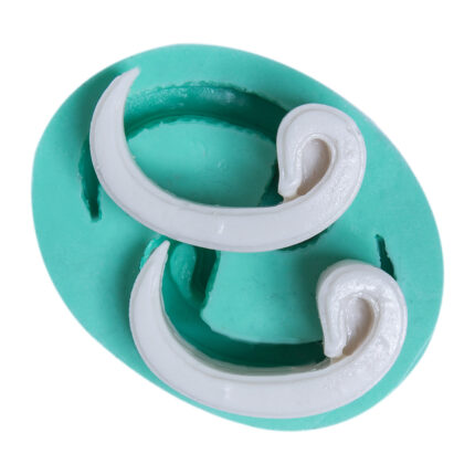 Vav harfi silikon kalıbı: İslami temalı dekoratif obje ve sabun yapımı için ideal.