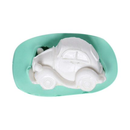 Vosvos silikon kalıp: Araba temalı mum veya sabun yapımı için klasik Vosvos araba modeli.