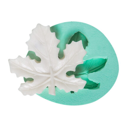 Tekli yaprak figürü kalıbı ve reçine dökümü yaprak. Botanik temalı biblo yapımı için ideal.