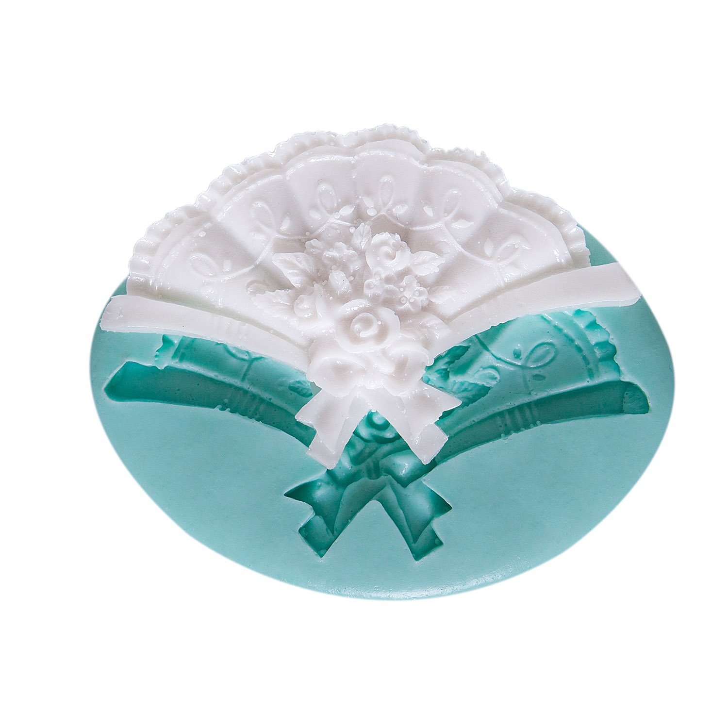 yelpaze-seklinde-silikon-mum-kalibi-kk-0356.jpg Kurdelya vintage yelpaze desenli silikon kalıbı: yelpaze biblo yapımı için ideal, dekoratif kokulu taş tekniği.