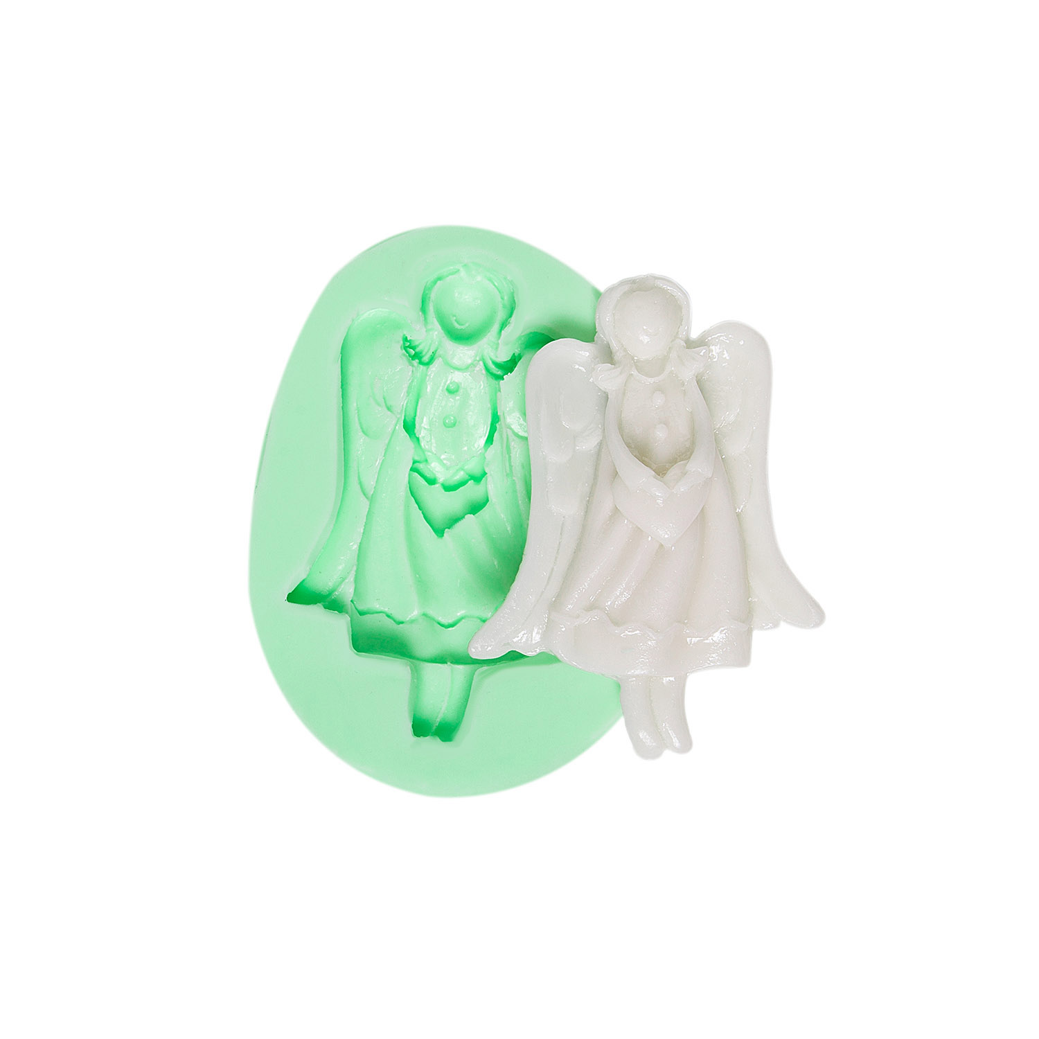 yilbasi-melekleri-13-seklinde-silikon-poliuretan-kalibi-kk-1411.jpg Yılbaşı melekleri-13 silikon kalıbı ve kalıptan çıkarılmış melek figürü. Dekoratif obje yapımı için ideal.