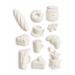 Kahvaltı ve Kahve Temalı Minyatür Obje Silikon Kalıbı (1.5×4.5×0.7 cm – KK-2237) - Görsel 4