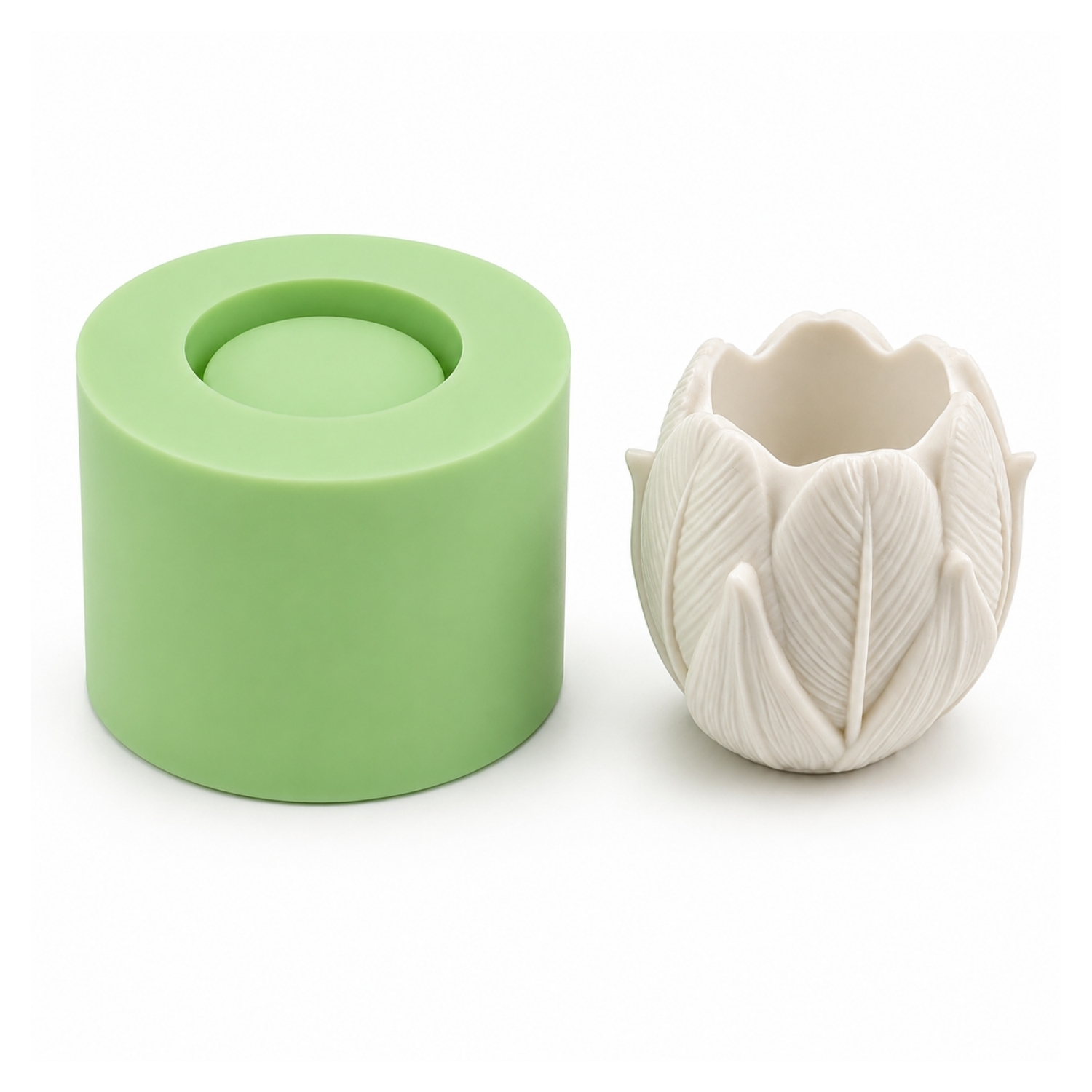 kat-kat-yaprakli-cicek-saksi-ve-kalemlik-silikon-kalibi Kat Kat Yapraklı Çiçek Saksı ve Kalemlik Silikon Kalıbı (7×7×8 cm – KK-2234) - Görsel 1