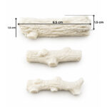 3’lü Ağaç Dalı ve Odun Parçası Silikon Kalıbı (6.5×1.5×1.5 cm – KK-2242) - Görsel 2
