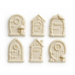 6’lı Minyatür Orman Evi Kapısı Silikon Kalıbı (3×4.5×0.5 cm – KK-2232) - Görsel 4