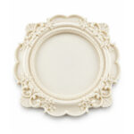 Çiçek Kabartmalı Yuvarlak Büyük Boy Çerçeve Silikon Kalıbı (15×15×2 cm – KK-2271) - Görsel 4