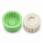 Dalgalı Mini Tart Tabanı Silikon Kalıbı (7×7×4 cm – KK-2266)
