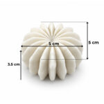 Dilimli Yuvarlak Kaktüs Silikon Kalıbı (5×5×3.5 cm – KK-2265) - Görsel 2