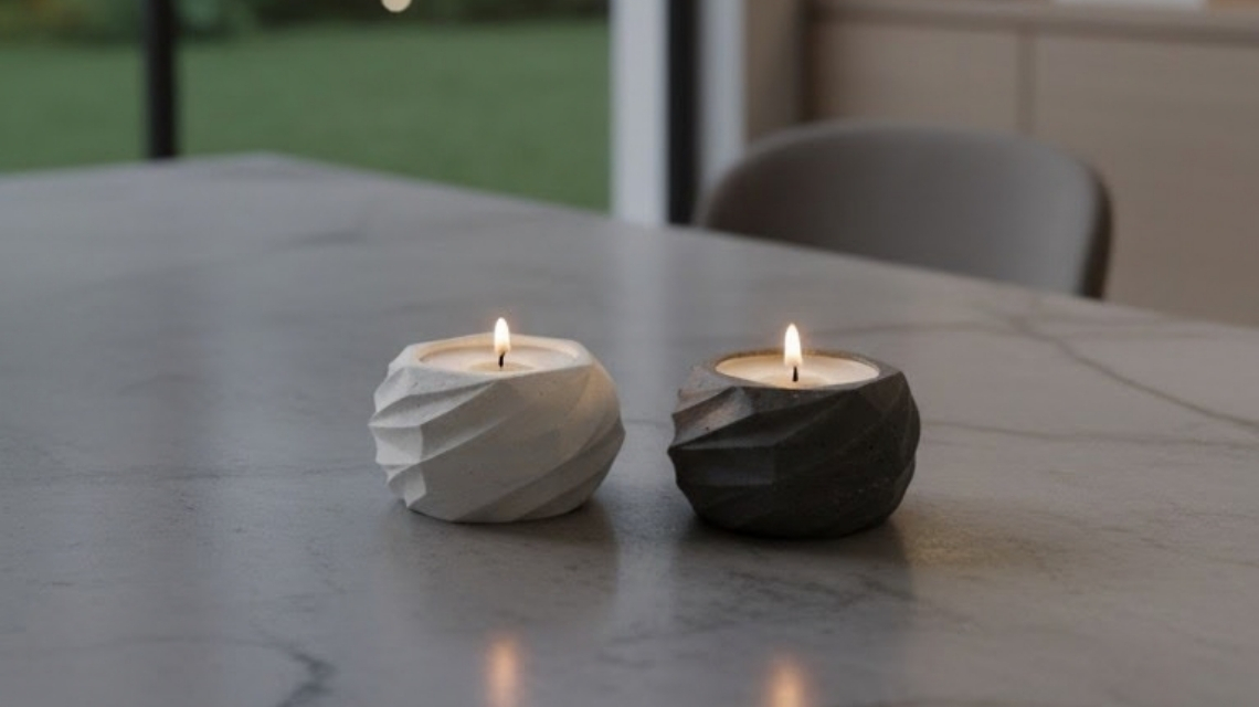 Hobi Betonu Nedir Silikon Kalipla Beton Obje Yapimi