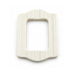 Dalgalı Kenarlı Çizgili Dikdörtgen Çerçeve Silikon Kalıbı (7.5×10×1 cm – KK-2290) - Görsel 4