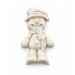 Şapkalı ve Atkılı Kardan Adam Silikon Kalıbı (4×7×1.5 cm – KK-2282) - Görsel 4