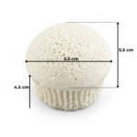 Dokulu Kabarık Muffin Kek Silikon Kalıbı (5.5×5.5×4.5 cm – KK-2288) - Görsel 2
