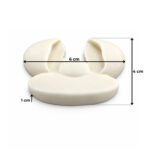 Kırılmış ve Dökülmüş Yumurta Silikon Kalıbı (6×4×1 cm – KK-2294) - Görsel 2